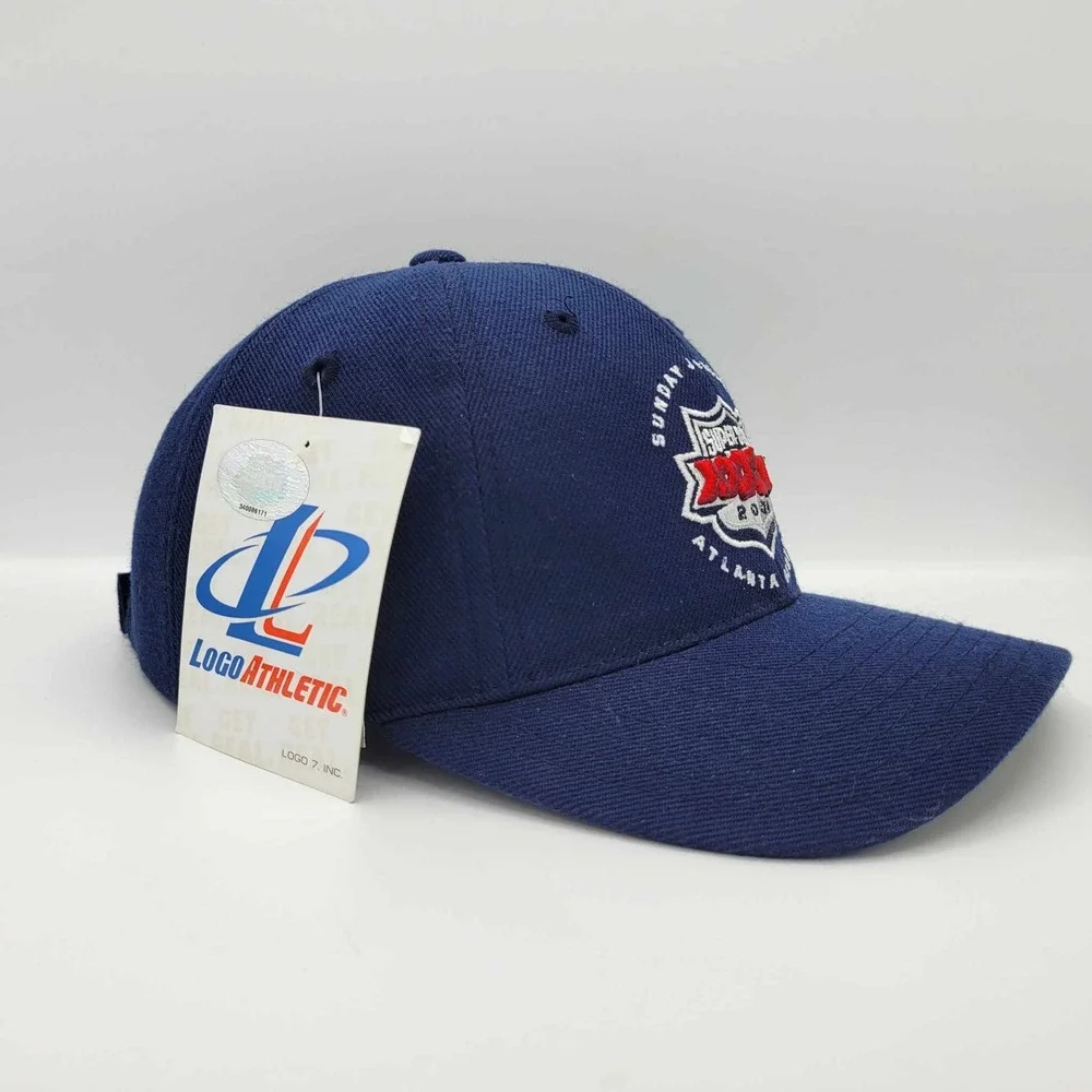 Super Bowl XXXIV Vintage Y2K Logo Athletic Strap Back Hat